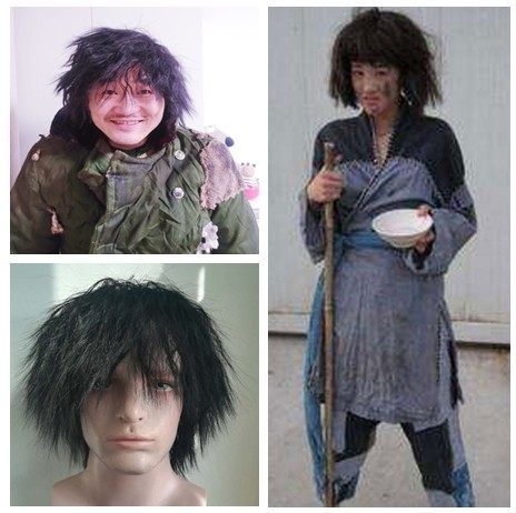 乞丐假发演出假发道具