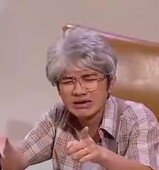 舞台表演白花白老爷爷父亲老人头套 道具假发 男士 中老年花白假发