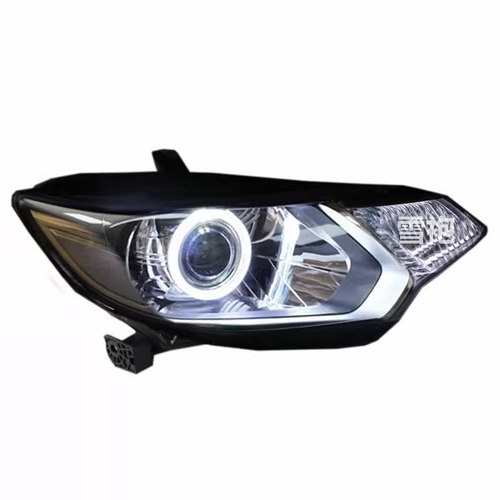 飞度大灯总成改装激光透镜