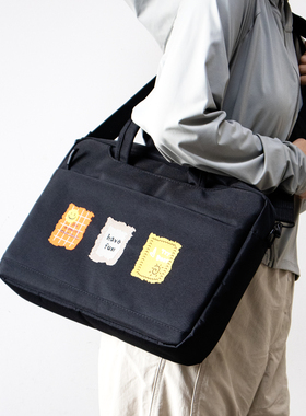 新款轻薄本游戏本通用电脑包手提包适用macbook13.3寸14寸15寸16寸华为联想拯救者笔记本电脑包单肩包斜挎包