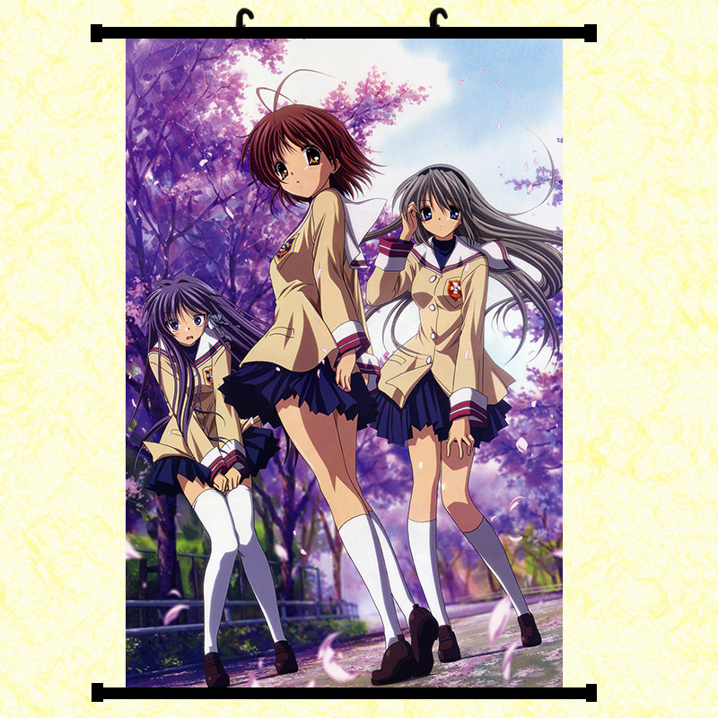 Clannad周边海报治愈风动漫背景壁画冈崎朋也古河渚同人挂画现货