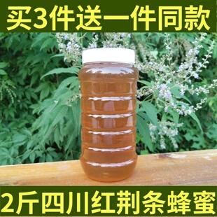 荆条蜂蜜农家自产封盖成熟纯正四川红荆条蜜2斤装