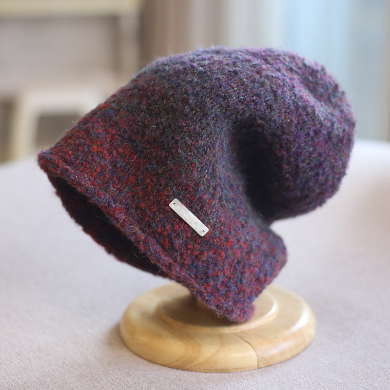 秋冬季渐变色时尚保暖堆堆帽女街头百搭针织套头帽网红潮搭毛线帽,服饰配件/皮带/帽子/围巾,帽子,淘宝优惠券,粉丝福利购,淘宝优惠卷