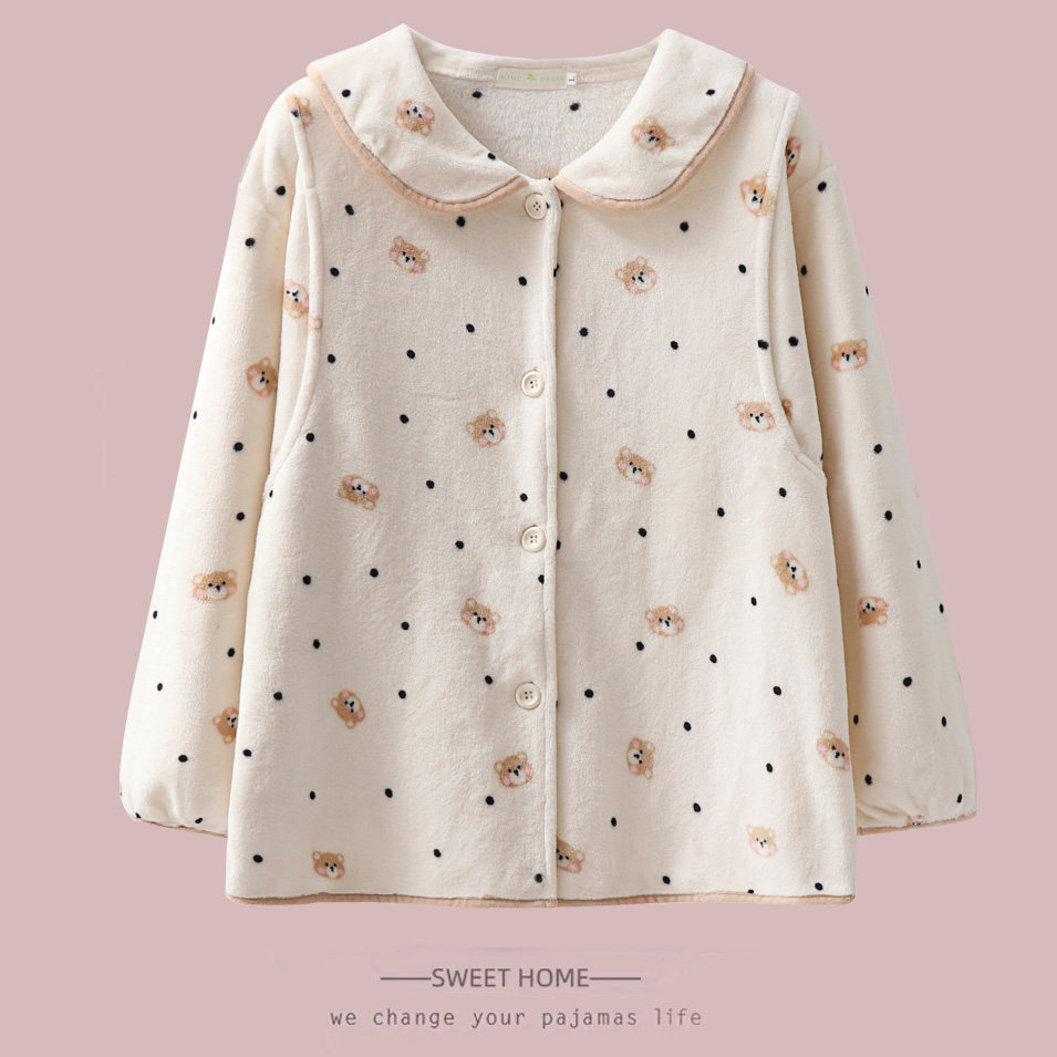 加厚法兰绒哺乳上衣单件秋冬季孕妇睡衣月子服产后喂奶大码保暖,孕妇装/孕产妇用品/营养,家居服上装,淘宝优惠券,粉丝福利购,淘宝优惠卷