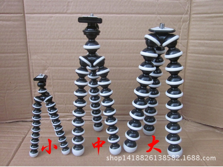 桌面 小号章鱼 三脚架 小八爪鱼 迷你数码相机 手机单反三角支架