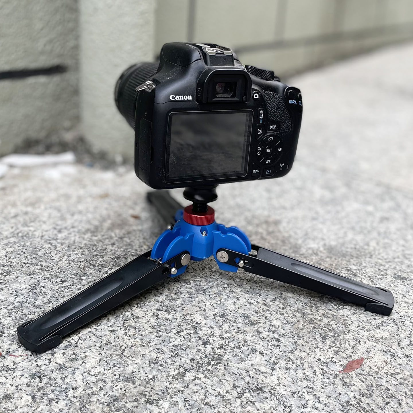 独脚架3/8多功能脚撑三脚底座万向支架增强稳定独脚架支撑器脚垫