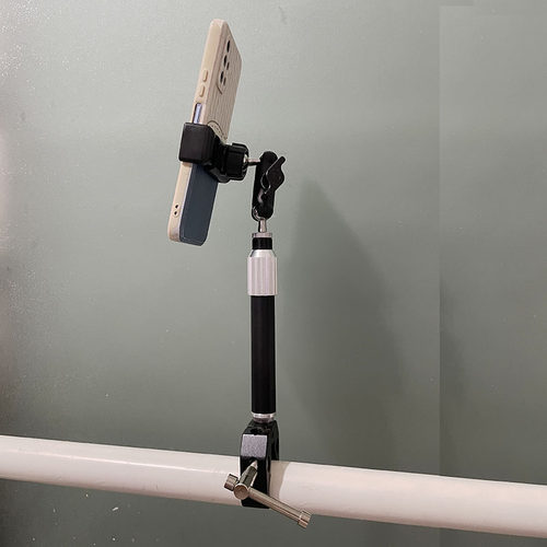 适用于金属蟹钳夹延长杆百变怪手桌面床头手机夹圆管户外手机支架