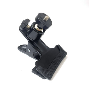 万向云台大力夹运动相机闪光灯夹子平板手机固定桌面自拍直播支架