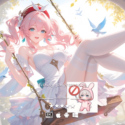 崩坏星穹铁道 风堇-08 二次元游戏动漫 4K8K手机平板电脑高清壁纸