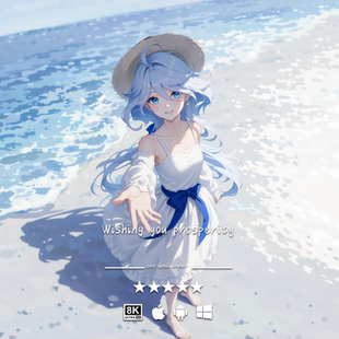 游戏动漫 原神 二次元 4K8K手机平板电脑桌面高清壁纸 芙宁娜