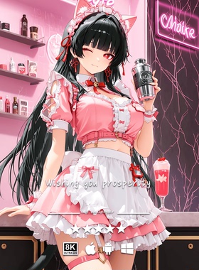 鸣潮 千咲-01 二次元游戏动漫 4K8K手机pad平板电脑高清壁纸