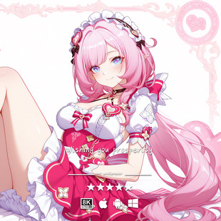 38二次元 爱莉希雅 游戏动漫手机平板电脑高清壁纸 崩坏3 4K8K壁纸