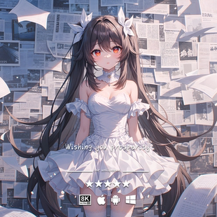 游戏动漫 原神 二次元 4K8K手机平板电脑桌面高清壁纸 胡桃