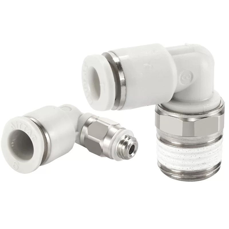 气动微型气管快速迷你接头PL PC6-M3 M5 01螺纹直通弯通