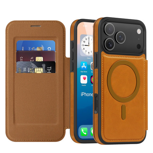 适用苹果17promax翻盖手机壳皮套