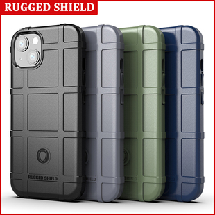 防摔护盾适用苹果17潮牌保护壳iPhone13厚软壳全包16手机套iPhone14手机壳15promax保护壳纯色个性11男