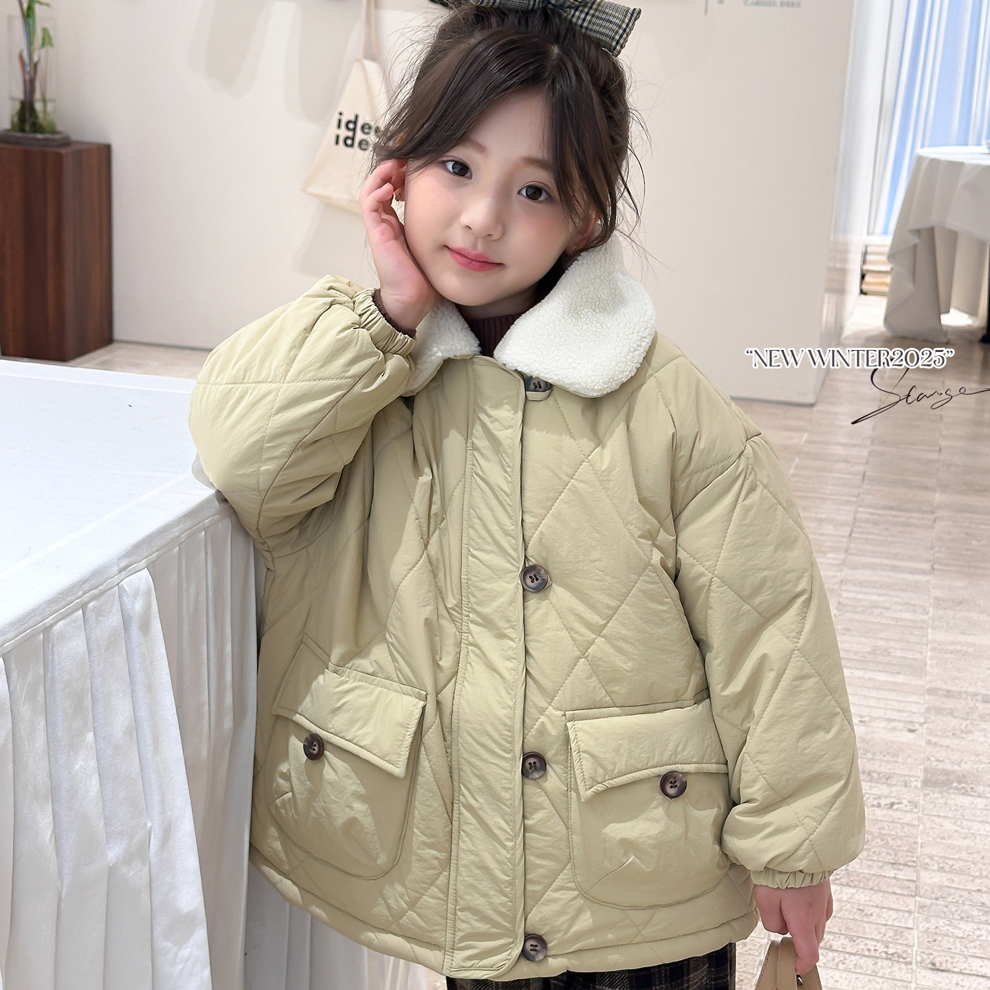 儿童棉服2025冬季新款童装女童韩系宽松棉衣外套中大童保暖上衣,童装/婴儿装/亲子装,棉袄/棉服,淘宝优惠券,粉丝福利购,淘宝优惠卷