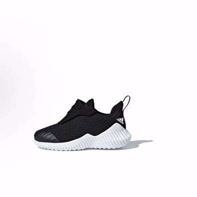 adidas Fortarun Ac I 网面 舒适 运动 低帮 学步鞋 黑白 婴幼童