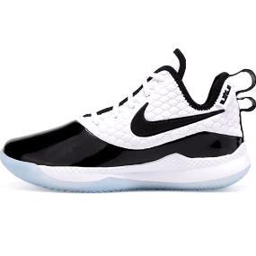 Nike Witness 3 Lebron Prm 低帮 实战篮球鞋 男款 黑白