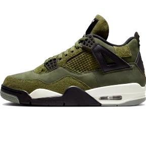 Jordan Air Jordan 4 "Olive" 中帮 复古篮球鞋 男款 军绿色