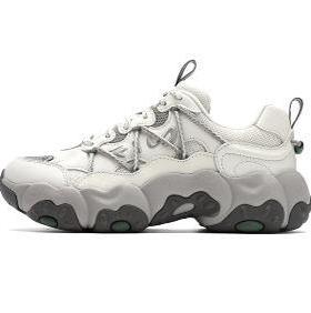 FILA斐乐 猫爪 FLUID 6 防滑 低帮 生活休闲鞋 女款 奶白