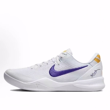Nike Kobe 8 Protro 时尚百搭 减震 低帮 篮球鞋 男女同款 白色