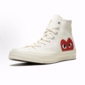 CDG x Converse Chuck 70 川久保玲爱心联名款高帮帆布鞋男女同款