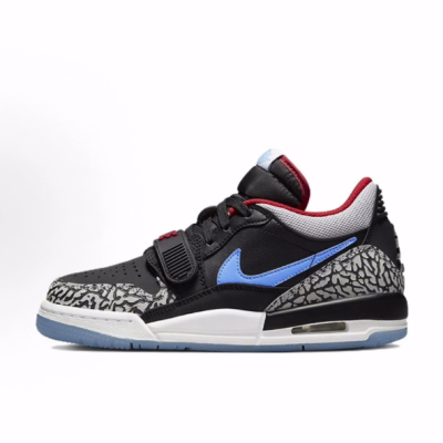 Jordan Legacy 312 Low 皮革 舒适百搭 低帮 复古篮球鞋 青少年