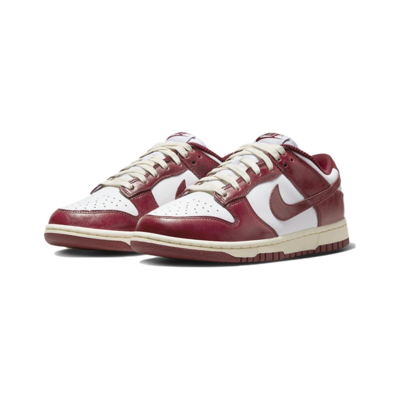NikeDunkLowPRM酒红色红白色