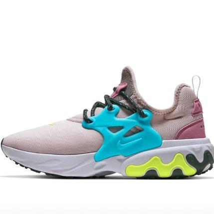 Nike React Presto 舒适潮流 减震防滑 低帮 儿童休闲鞋 青少年