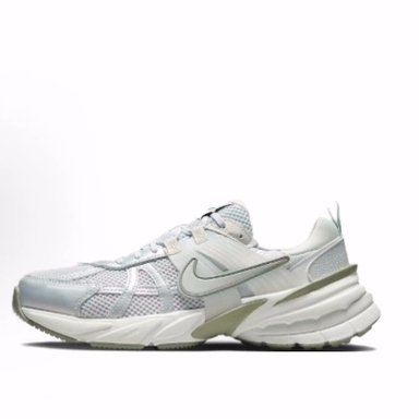 Nike V2K Run 运动百搭 织物防滑耐磨 低帮跑步鞋 女款 灰绿色