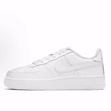 Nike Air Force 1 LE 皮革 经典低帮 儿童板鞋 纯白 男女同款