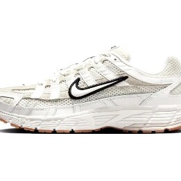Nike P-6000 Premium复古减震耐磨 低帮跑步鞋 男女同款 白色