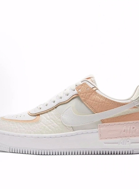 Nike Air Force1 shadow Shadow 低帮 板鞋 女款 白色