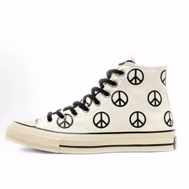 Converse 1970s Unleash Peace 满印反战 高帮 帆布鞋男女同款