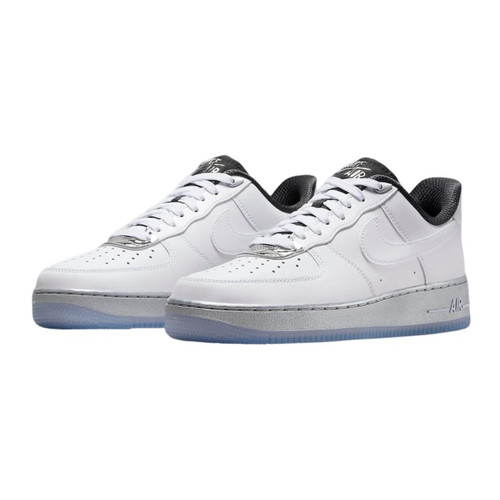 耐克空军一号AF1 White Chrome白色复古水晶底板鞋DX6764-100