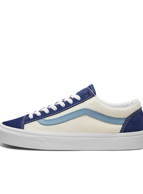 Vans Style 36 蓝莓汽水低帮 板鞋 男女同款 白蓝 VN0A3DZ3VY1