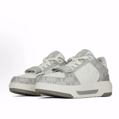 MLB Chunky Liner 学长鞋厚底增高 低帮 板鞋 男女同款 浅灰色