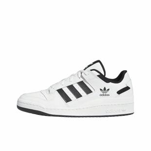 男女同款 adidas Low低帮板鞋 FORUM 白黑IH7830 originals