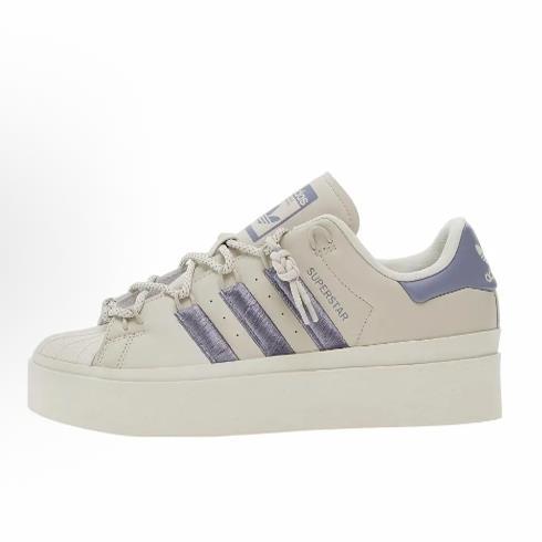 adidas originals Superstar Bonega Bonega织物皮革低帮板鞋女款