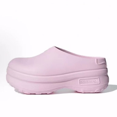 adidas originals AdiFOM Stan Smith Mul防滑包头拖鞋 女款 粉色