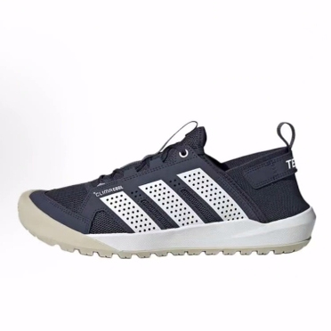 adidas DAROGA 25 低帮 徒步鞋 男女同款 青白色