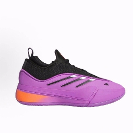 圆头系带 耐磨 紫黑 Dame 利拉德9 男款 篮球鞋 adidas 低帮