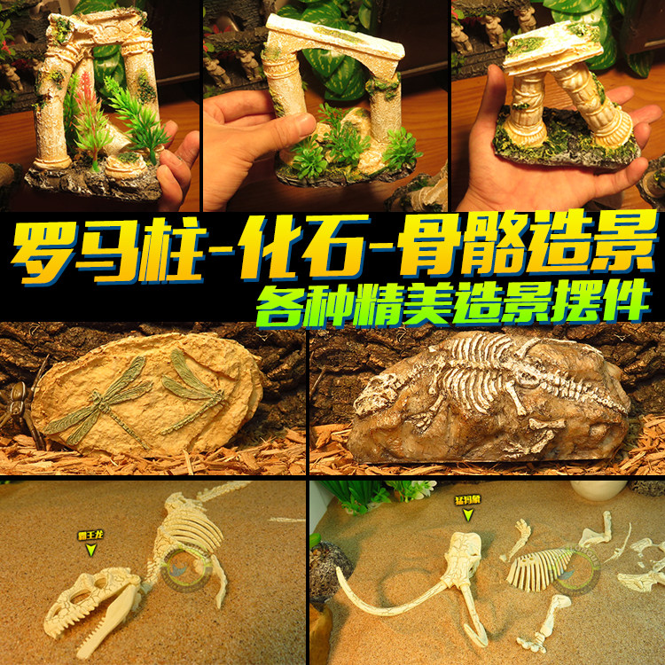 骨骼模型化石罗马柱晒台爬坡爬虫饲养箱造景躲避洞宠物蛇磨皮攀爬,宠物/宠物食品及用品,爬宠缸/箱,淘宝优惠券,粉丝福利购,淘宝优惠卷