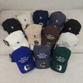 韩国正品 纽亦华帽子NewEra新款 NY洋基队男女小标软顶棒球帽鸭舌帽