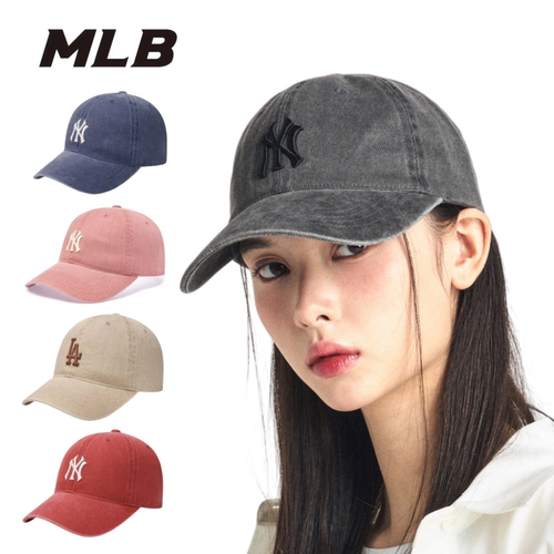 MLB鸭舌帽水洗做旧软顶