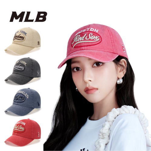 韩国MLB专柜正品25新款复古水洗做旧棒球帽鸭舌潮帽3ACPV165N
