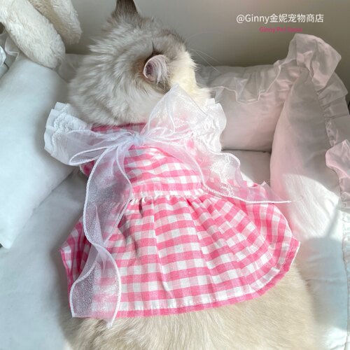 宠物衣服春夏公主裙猫狗夏装薄款