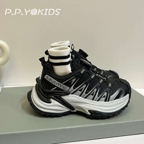 秋冬新款儿童运动老爹鞋户外防滑