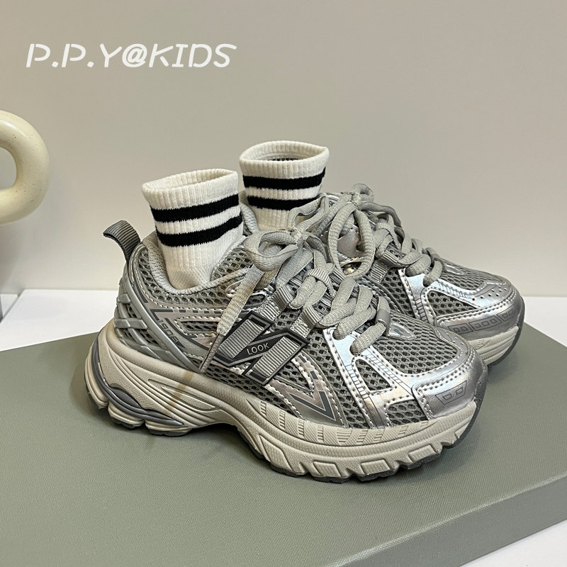 魔术贴男童运动鞋2025新款网面跑步透气中大童学生女童鞋轻便防滑,童鞋/婴儿鞋/亲子鞋,运动鞋,淘宝优惠券,粉丝福利购,淘宝优惠卷